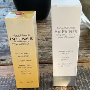 Jerome Alexander,blush and primer.